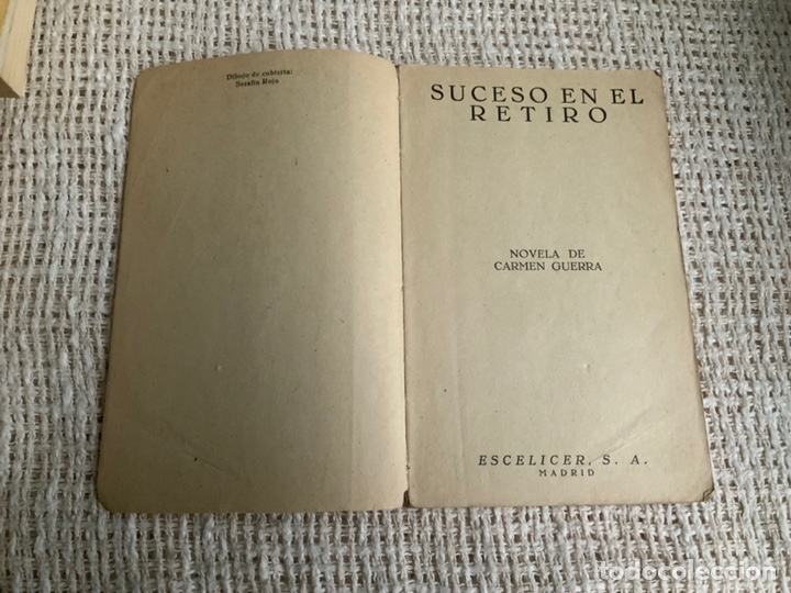 Libros de segunda mano: SUCESO EN EL RETIRO / CARMEN GUERRA - Foto 2