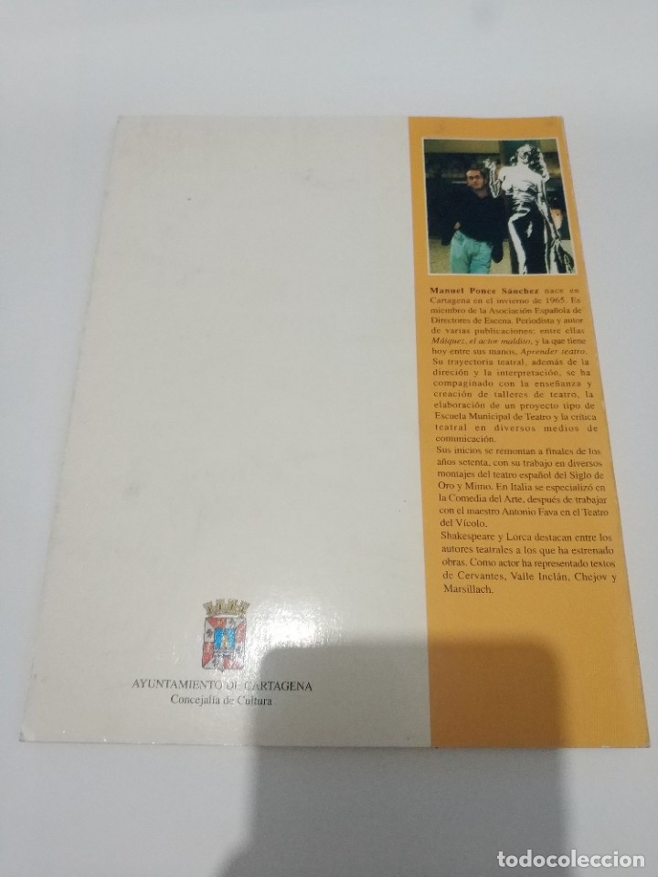Libros de segunda mano: APRENDER TEATRO.- MANUEL PONCE SANCHEZ - Foto 3
