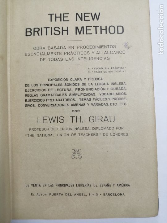 Libros de segunda mano: THE NEW BRITISH METHOD. LIBRO DEL MAESTRO. CLAVE DE EJERCICIOS. - Foto 2