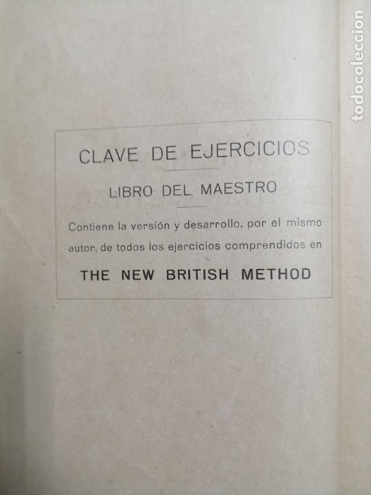 Libros de segunda mano: THE NEW BRITISH METHOD. LIBRO DEL MAESTRO. CLAVE DE EJERCICIOS. - Foto 3