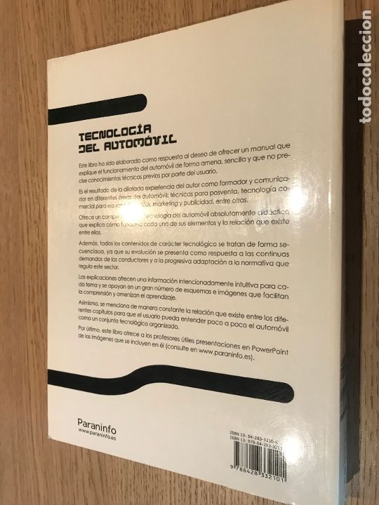 Libros de segunda mano: TECNOLOG&Iacute;A DEL AUTOMOVIL - MANUEL OROVIO ASTUDILLO - Foto 5