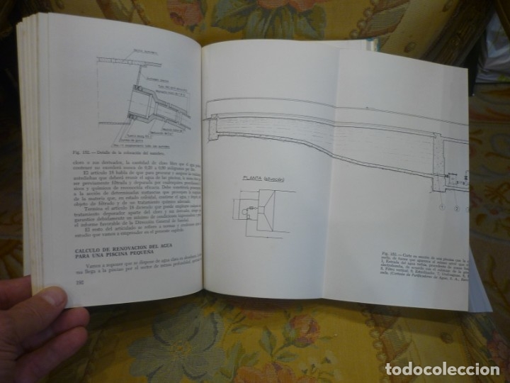 Libros de segunda mano: PISCINAS. PROYECTOS Y CONSTRUCCI&Oacute;N, DE JUAN DE CUSA. ILUSTRADO. - Foto 8