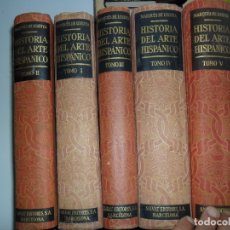 Libros de segunda mano: HISTORIA DEL ARTE HISPÁNICO, MARQUÉS DE LOZOYA, ED. SALVAT, 5 TOMOS. Lote 177892930