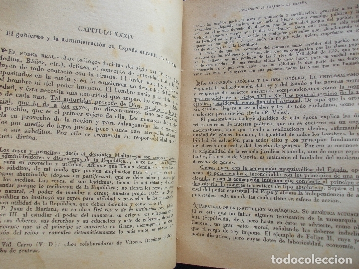 Libros de segunda mano: COMPENDIO DE HISTORIA DE ESPA&Ntilde;A 1946 - Foto 3