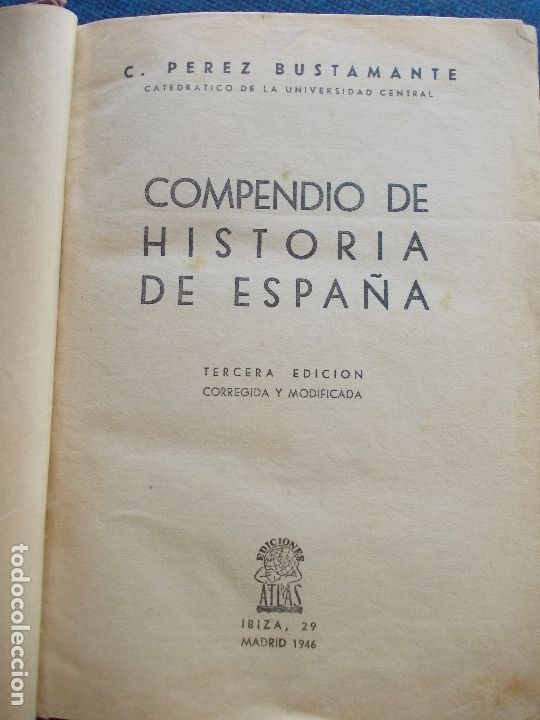 Libros de segunda mano: COMPENDIO DE HISTORIA DE ESPA&Ntilde;A 1946 - Foto 1