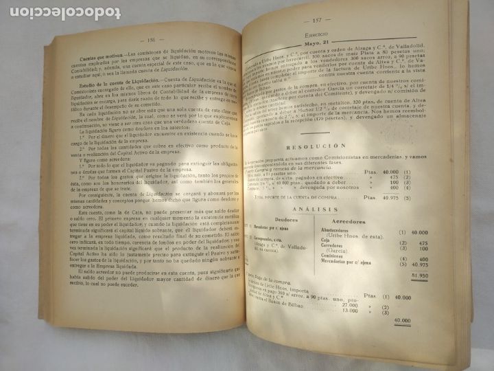Libros de segunda mano: CONTABILIDAD GENERAL - FRANCISCO P&Eacute;REZ-PONS JOVER - EDITORIAL MODERNA - Foto 4