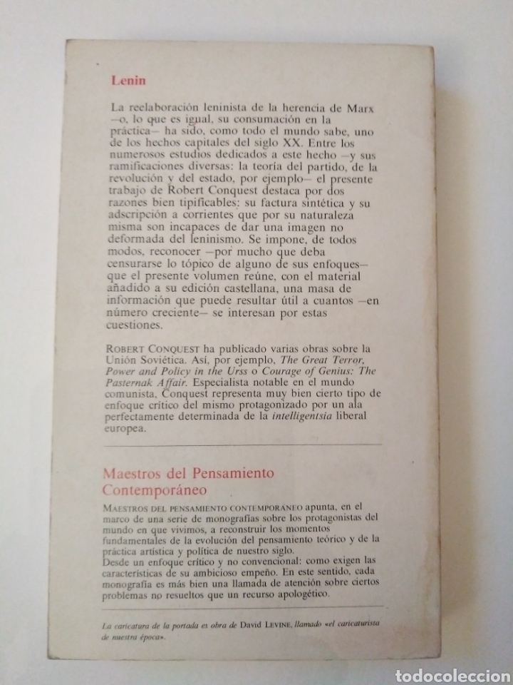 Libros de segunda mano: Lenin / Robert Conquest - Foto 2