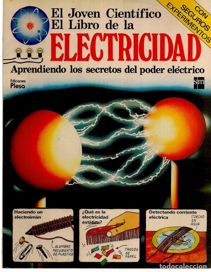 Libros de segunda mano: EL JOVEN CIENT&Iacute;FICO. EL LIBRO DE LA ELECTRICIDAD.  PLESA/SM (P/B73) - Foto 1