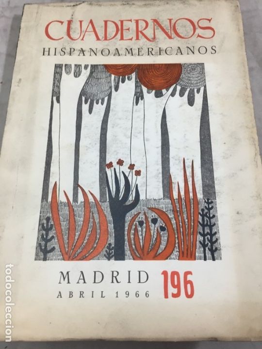 Libros de segunda mano: CUADERNOS HISPANOAMERICANOS. MADRID 1966. NUMERO 196 - Foto 1
