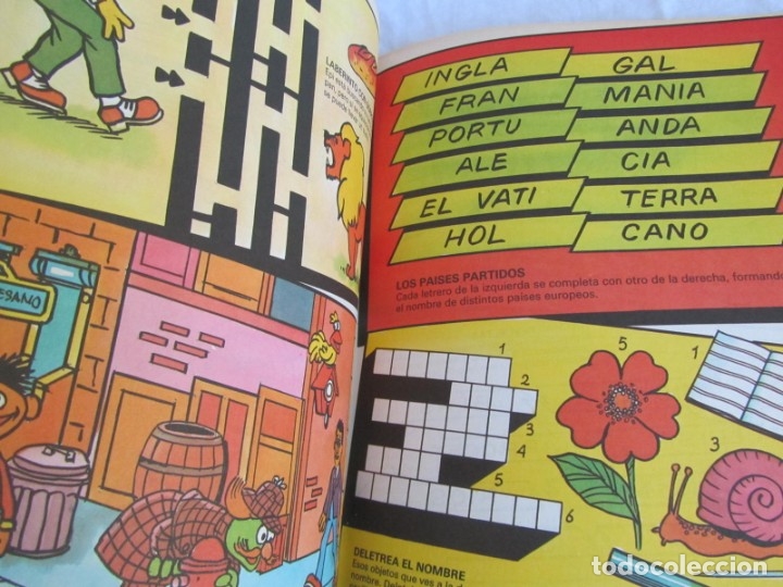 Libros de segunda mano: 4 pasatiempos de Barrio S&eacute;samo, Ed. Parramon, sin uso - Foto 4