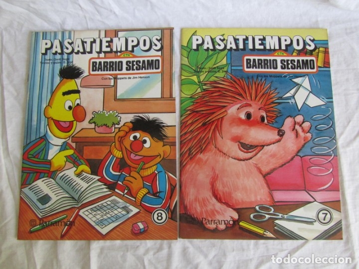 Libros de segunda mano: 4 pasatiempos de Barrio S&eacute;samo, Ed. Parramon, sin uso - Foto 7