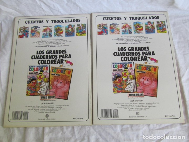 Libros de segunda mano: 4 pasatiempos de Barrio S&eacute;samo, Ed. Parramon, sin uso - Foto 8