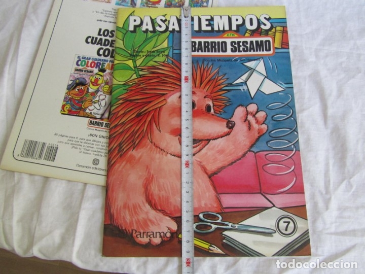 Libros de segunda mano: 4 pasatiempos de Barrio S&eacute;samo, Ed. Parramon, sin uso - Foto 9