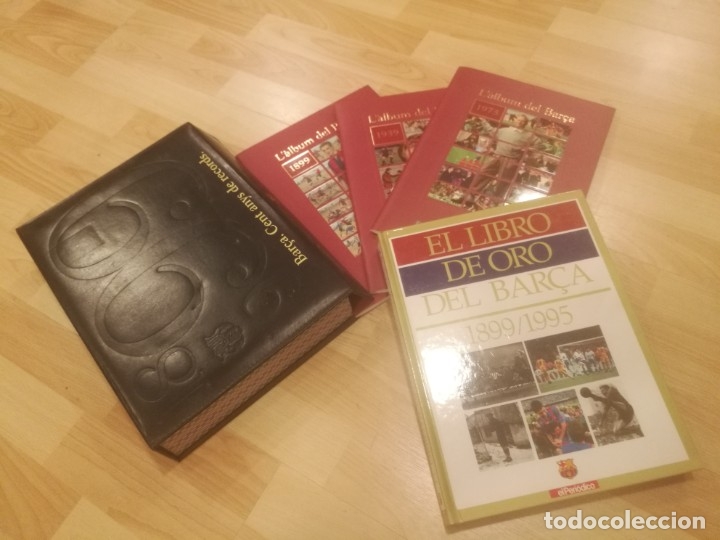 Libros de segunda mano: Bar&ccedil;a. Cent anys de records. El libro de oro del Bar&ccedil;a. Tres albums - Foto 1