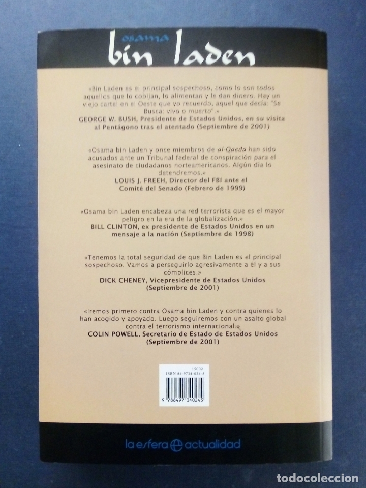 Libros de segunda mano: OSAMA BIN LADEN - LA ESPADA DE AL&Aacute; - ERIC FRATTINI 2001. - Foto 10