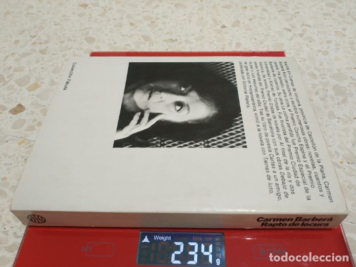 Libros de segunda mano: RAPTO DE LOCURA.- CARMEN BARBER&Aacute; - Foto 4