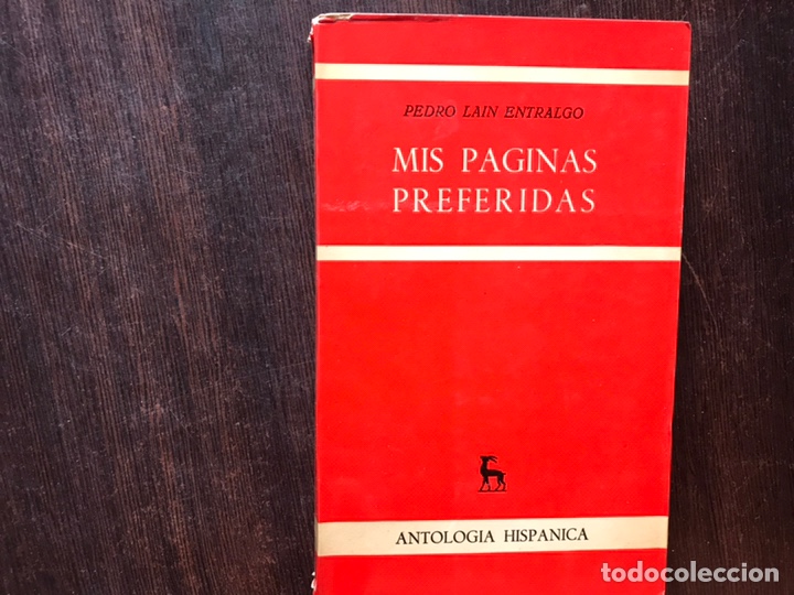 Libros de segunda mano: P&aacute;ginas preferidas. Pedro La&iacute;n Entralgo - Foto 1