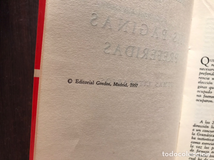 Libros de segunda mano: Mis p&aacute;ginas preferidas. Ram&oacute;n Men&eacute;ndez Pidal - Foto 3