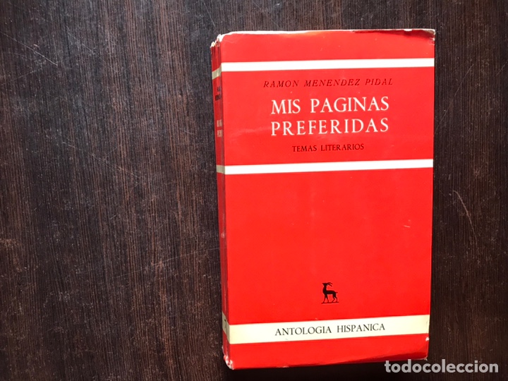 Libros de segunda mano: Mis p&aacute;ginas preferidas. Ram&oacute;n Men&eacute;ndez Pidal - Foto 1