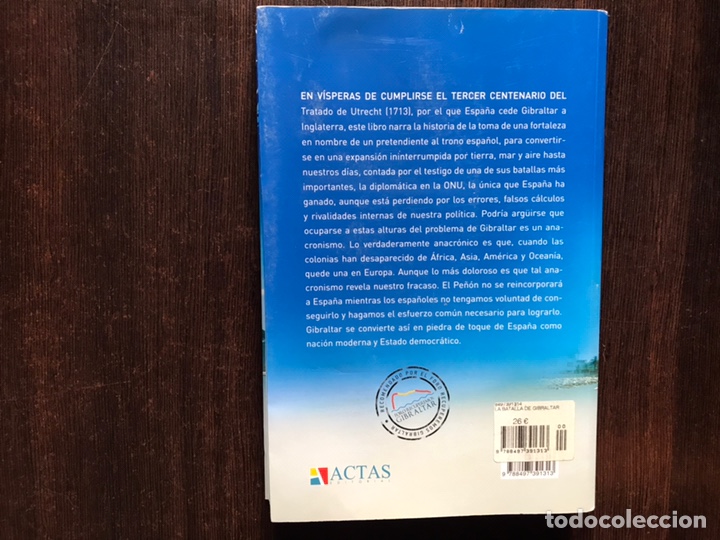 Libros de segunda mano: La batalla de Gibraltar. Jos&eacute; Mar&iacute;a Carrascal. Muy dif&iacute;cil - Foto 2
