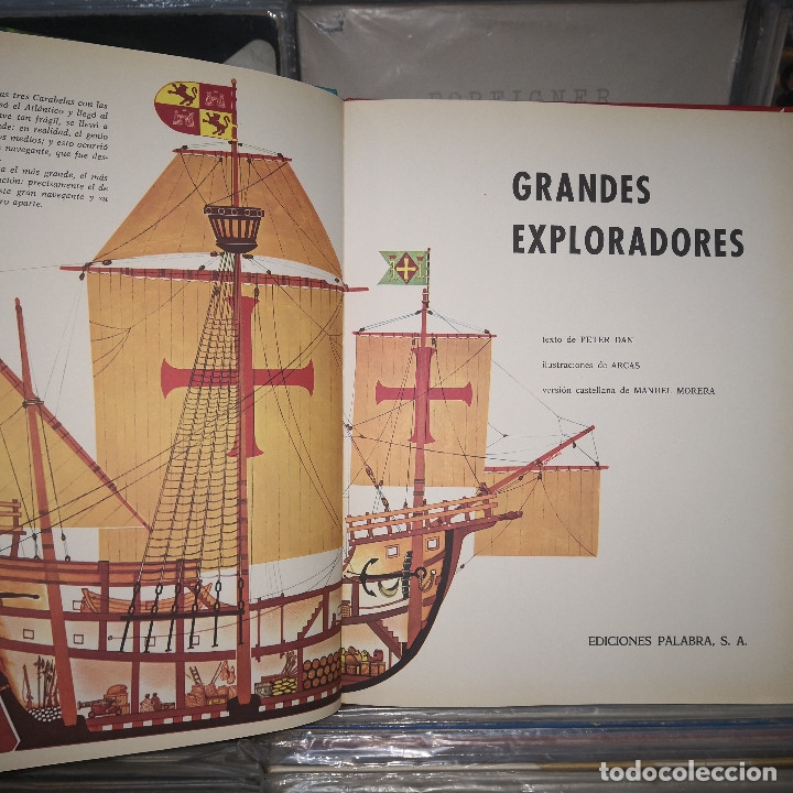 Libros de segunda mano: GRANDES EXPLORADORES - PETER DAN ILUSTRA ARCAS TRADUCE MANUEL MORERA - Foto 2