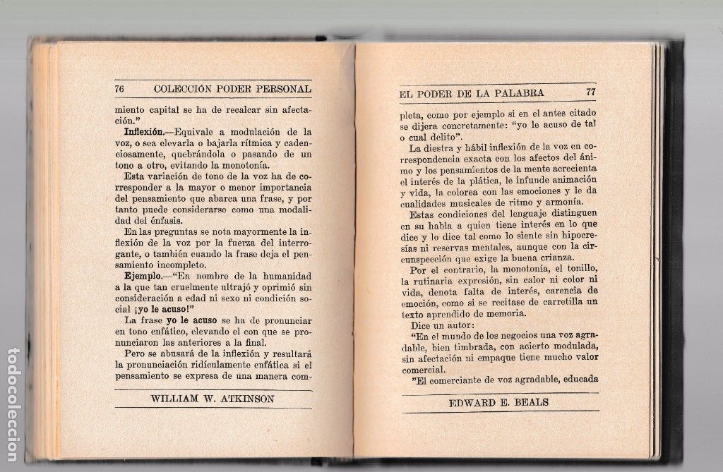 Libros de segunda mano: EL PODER DE LA PALABRA (LA EXPRESION F&Aacute;CIL) - ANTONIO ROCH, EDITOR / BARCELONA - Foto 3