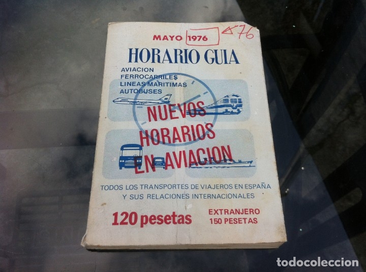 Gebrauchte B&uuml;cher: HORARIO GU&Iacute;A NUEVOS HORARIOS EN AVIACI&Oacute;N. MAYO 1976