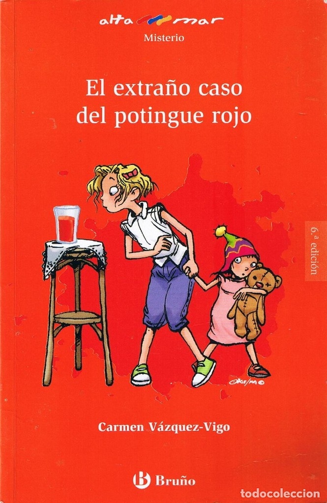 Libros de segunda mano: El extra&ntilde;o caso de potingue rojo - Carmen V&aacute;zquez-Vigo - Altamar - Bru&ntilde;o - Foto 1