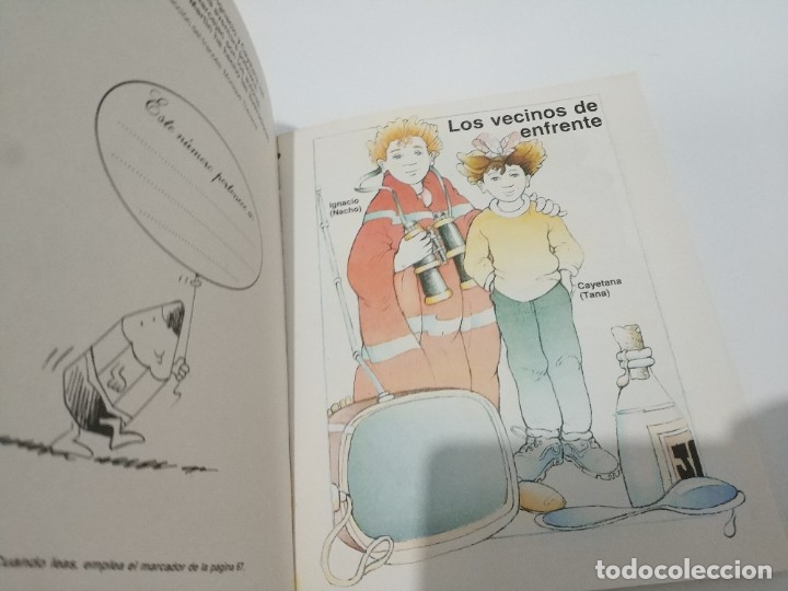 Libros de segunda mano: LEO LEO - N&ordm; 9 - LOS VECINOS DE ENFRENTE - EDICIONES SM - Foto 2