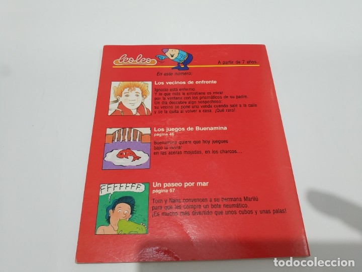 Libros de segunda mano: LEO LEO - N&ordm; 9 - LOS VECINOS DE ENFRENTE - EDICIONES SM - Foto 3