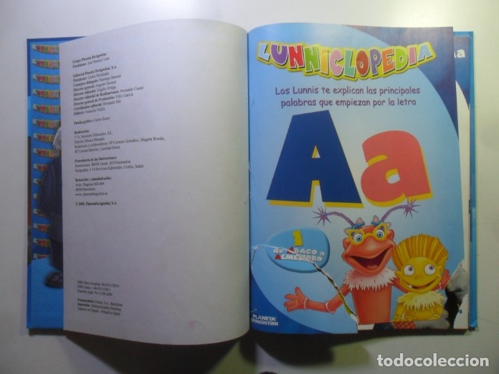 Libros de segunda mano: LUNNICLOPEDIA (A: DE ABACO A ALMENDRO) - PLANETA - 2004 - Foto 2