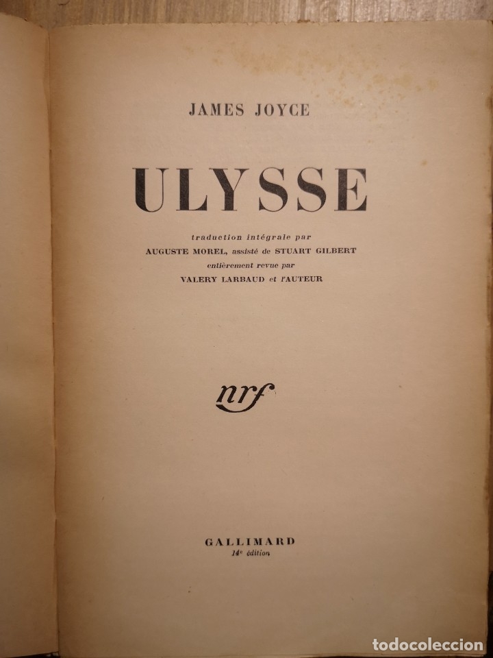 Libros de segunda mano: Ulysses, James Joyce - Foto 3