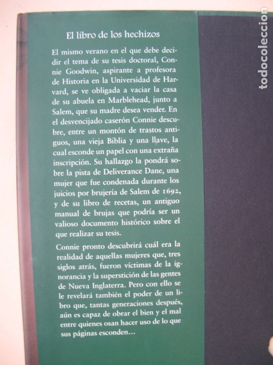 Libros de segunda mano: EL LIBRO DE LOS HECHIZOS.- KATHERINE HOWE.-- C&Iacute;RCULO DE LECTORES. 2010 - Foto 3