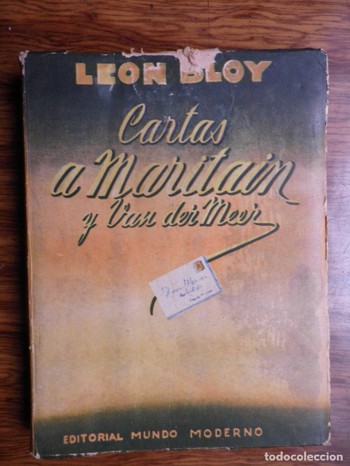Libros de segunda mano: CARTAS A MARITIAN Y VIAN DER MEER. LEON BLOY - Foto 1
