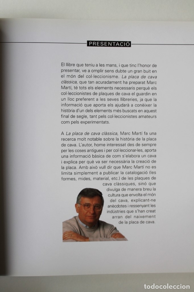 Libros de segunda mano: Marc Mart&iacute; - La placa de cava cl&agrave;ssica. Hist&ograve;ria de les plaques de cava - MM - Foto 3