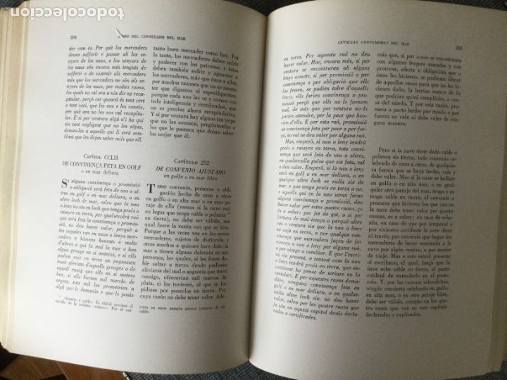 Libros de segunda mano: Libro del Consulado del Mar. Ed. del texto original catal&aacute;n y trad. castellana de A. de Capmany. - Foto 4