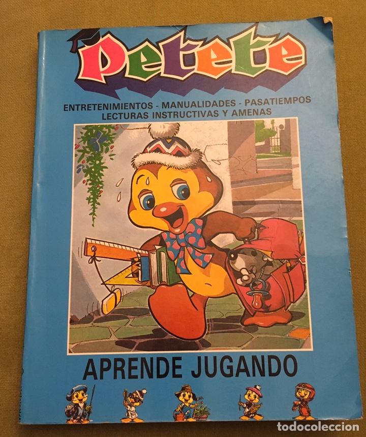 Libros de segunda mano: Petete, Aprende Jugando (el libro gordo de Petete) 1981 - Foto 1