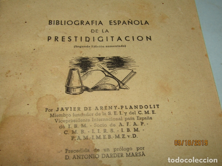 Antiguo Librito Bibliografia Espanola De La Pre Sold Through Direct Sale