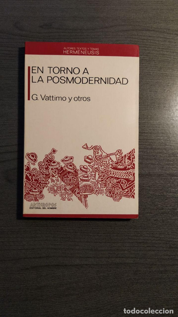 Libros de segunda mano: En torno a la posmodernidad.  Vattimo y otros .  Anthropos . - Foto 1