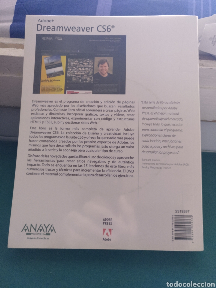 Libros de segunda mano: Dreamweaver CS6, Anaya 2012 - Foto 2