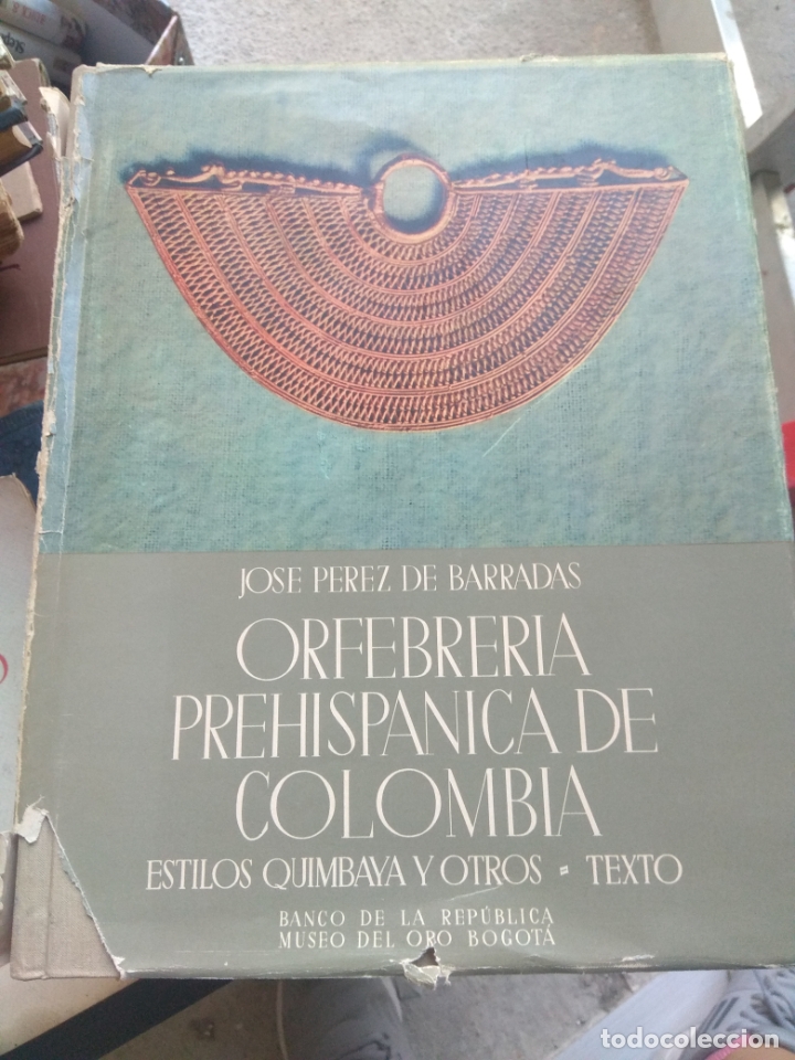Libros de segunda mano: Orfebrer&iacute;a prehisp&aacute;nica de Colombia. Estilos Quimbaya y otros. Texto