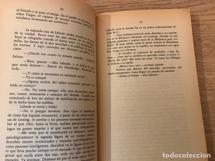 Libros de segunda mano: Erich K&auml;stner: Fabian - 1984 - Foto 3