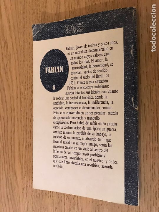 Libros de segunda mano: Erich K&auml;stner: Fabian - 1984 - Foto 4