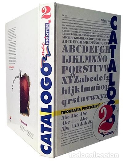 Libros de segunda mano: Tipograf&iacute;a Postscript 2 (MacPrinter) Manual con 250 modelos de tipograf&iacute;a - Foto 2