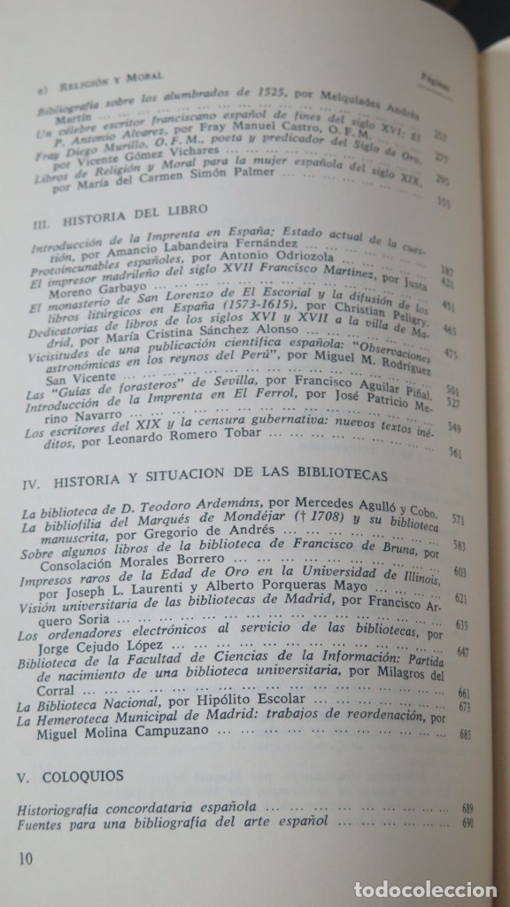 Libros de segunda mano: PRIMERAS JORNADAS DE BIBLIOGRAF&Iacute;A - Foto 3