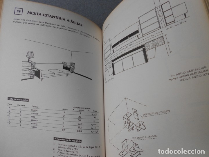Libros de segunda mano: COMO CONSTRUIR MUEBLES POR ELEMENTOS - Foto 5
