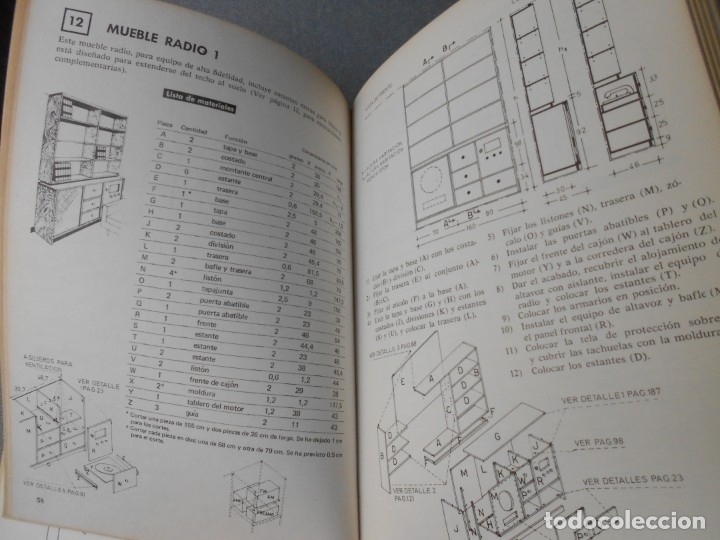 Libros de segunda mano: COMO CONSTRUIR MUEBLES POR ELEMENTOS - Foto 6