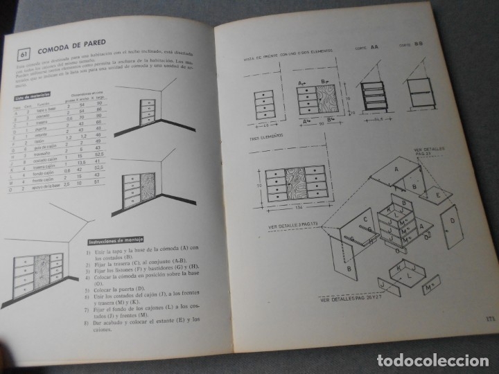 Libros de segunda mano: COMO CONSTRUIR MUEBLES POR ELEMENTOS - Foto 7