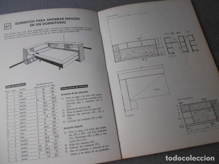 Libros de segunda mano: COMO CONSTRUIR MUEBLES POR ELEMENTOS - Foto 8
