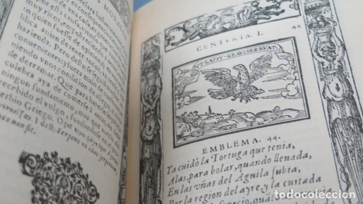 Libros de segunda mano: EMBLEMAS MORALES. SEBASTIAN DE COVARRUBIAS. FACSIMIL - Foto 2